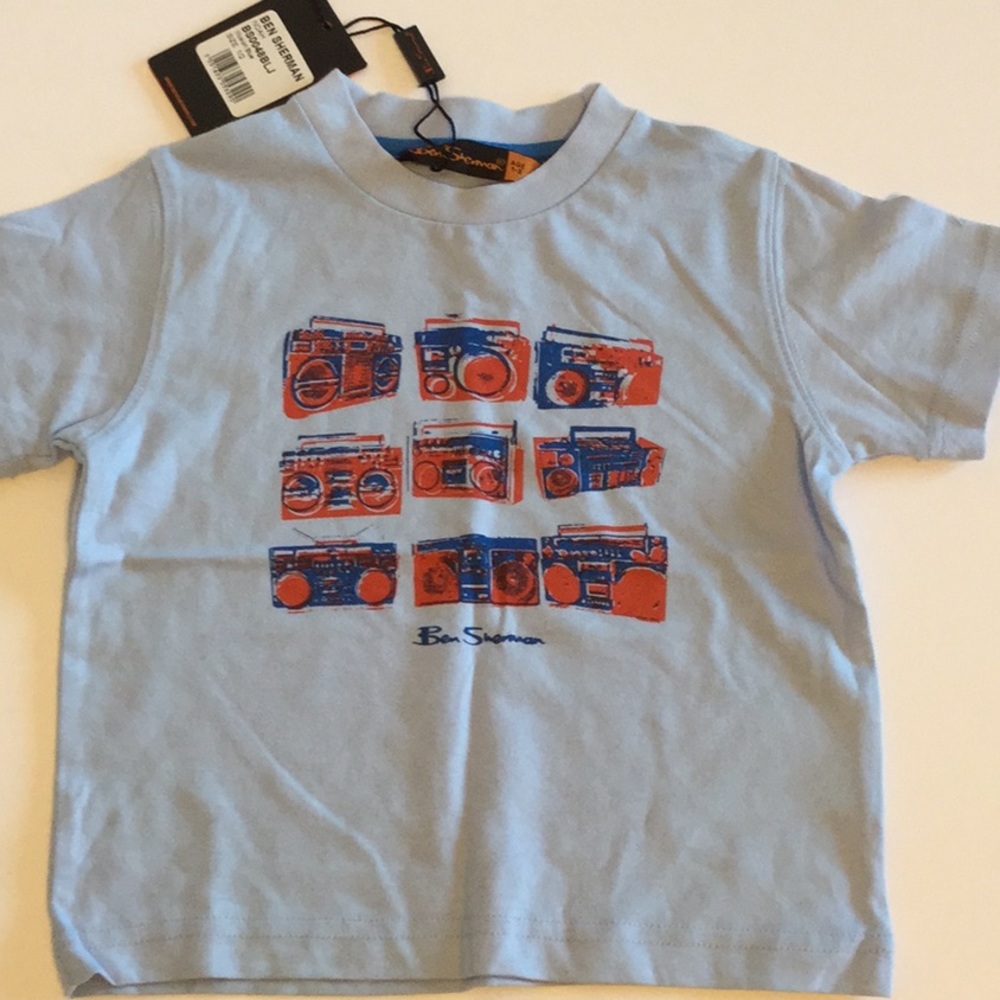 Cool Boombox old school baby toddler boys t-shirt